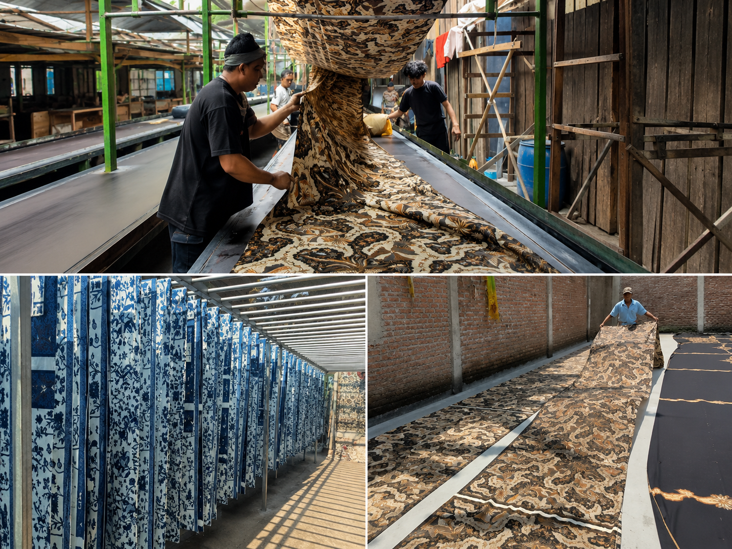 Proses produksi batik custom Wido Kencana